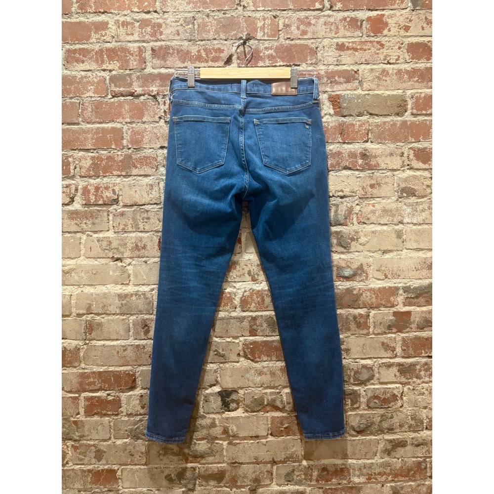 Madewell 8" Skinny Jeans Blue Medium Wash Size 29 - Picture 4 of 5